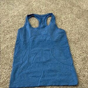 Blue like new swiftly Lululemon Tank Top size 6